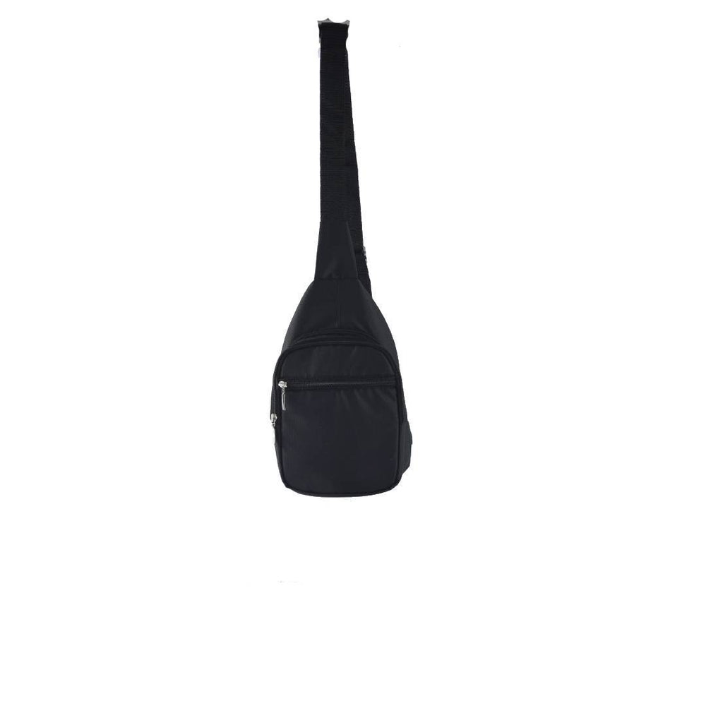 Bustah Easy Pocket black polyester crossbody sling EP-100BL – front view