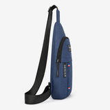 Blue Crossbody Sling Bag for Men – Stylish Chest Shoulder Bag for Travel & Daily Use