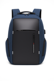 Blue Anti-Theft Smart Backpack with USB Charging Port – Sleek Tech & Travel Companion