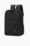 Black Smart Backpack for Men & Women – USB Charging Port & Water-Resistant Design