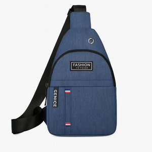 Blue Crossbody Sling Bag for Men – Stylish Chest Shoulder Bag for Travel & Daily Use