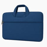 Navy Blue Laptop Sleeve Bag with Handle – Slim & Stylish Case for Men & Women