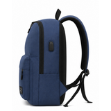 Blue Smart Backpack – Water-Resistant Laptop & Travel Bag