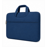 Navy Blue Laptop Sleeve Bag with Handle – Slim & Stylish Case for Men & Women
