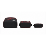 Red Camo 3-in-1 School Backpack Set for Boys – With USB Port, Crossbody & Pouch